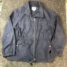 Old Navy  Utility Jacket Women's Size XL BLUE Cinch Waist Safari Jacket