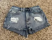 High Waisted Mom Jean Short