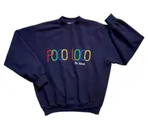 Vintage 90s Poco Loco Club Puerto Vallarta, Mexico Crewneck Sweatshirt Size M