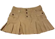 Khaki Mini Skirt