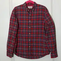 Denim & Supply Ralph Lauren Red Plaid Button Down Top Medium