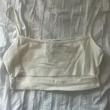 Adika Cream Bandeau Top