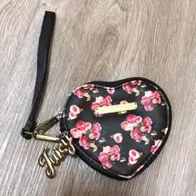 Juicy Couture Heart Shape Wristlet Roses Flowers