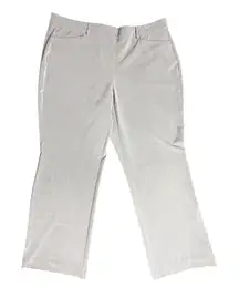 Lane Bryant The Houston Women 18 Gray Stretch Bootcut  Dress Pants Formal Office