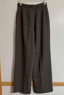 Giorgio Armani Le Collezioni Wool Trousers in Gray Size 4