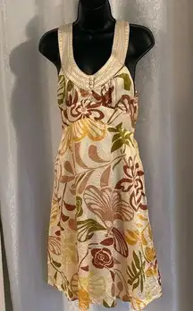 MAX RAVE SATIN SUNDRESS Sz: M