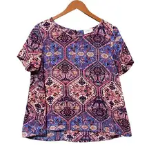 Everly Multi-color Top Size Med