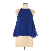 ZARA  Halter Tank Top Royal Blue