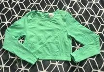 H&M long sleeve workout crop top