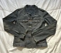 Vintage Blu Jeanious Womens Size Small Blue Denim Jean Jacket Streetwear Y2K 90s