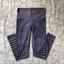 Niyama Sol Slate Granite Stripe Barefoot Legging Size Medium