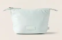 Athleta All About Shine Small Cosmetic Pouch Glacier Shine NWT