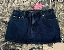 Edikted Skirt Denim Mini