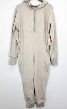 FP Movement‎ x Hatch Warm Up Jumpsuit Sweats Cozy Heather Grey Women's M NWT