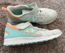 New Balance US 7 Fresh Foam 650 Bungee Lace w/‎ Top Stra Blue Orange Comfort