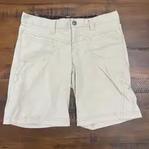 Athleta Khaki Shorts Womens Size 4 Casual Outdoor Hiking Travel