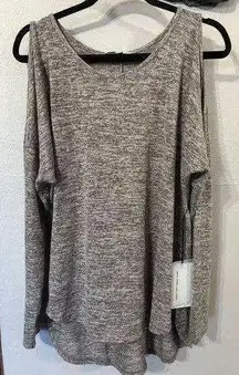 NWT  Cold shoulder sweater