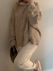 Fear of God Essentials Cable Knit Hoodie