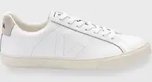 VEJA Esplar Leather Low-Top Sneakers Extra White Tan Suede Size 7