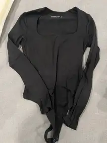 Abercrombie And Fitch Black Bodysuit 