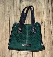 green purse