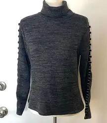 Venus Catalog Open Ring Sleeve Turtleneck