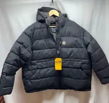 Carhartt Montana Insulated Jacket 3X (24W-26W) Black Rain Defender Relaxed Fit