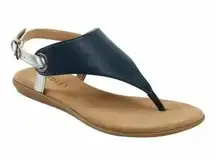 Aerosoles In Conchlusion Slingback Thong Sandal in Black Size 6.5M MSRP $79