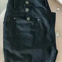 Cute button blue pants