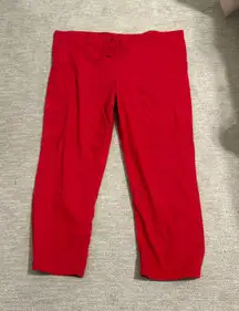 Cherokee Workwear Red Scrub Pocket Pants