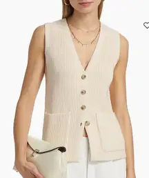 Reformation Faye Knit Sweater Vest