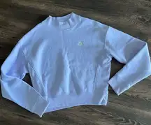 Champion lavender purple mock neck pullover sweatshirt