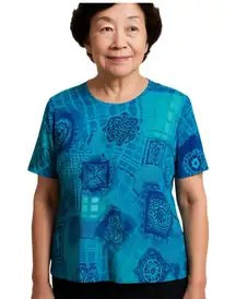 Vintage Norton McNaughton petite  size 8 blouse