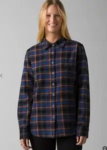 prAna Golden Canyon Flannel Women's Small NEW