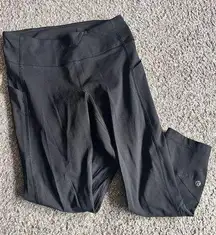 Lululemon Leggings Size 6 Black Pace Rival Crop 22" Athletic Tight w6bavs Women