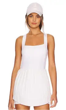 Varley Carina Dress in White Extra Large