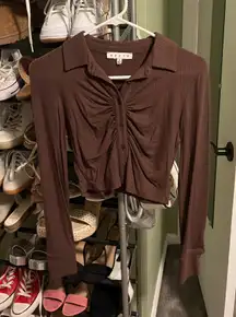 These Three Boutique button down top