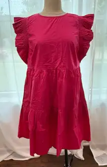 Avara Cotton Mini Dress‎ Size Medium NWT