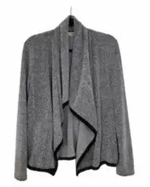 Jack by BB Dakota Women's Speckled Textured Knit‎ Draped Open Cardigan Size M