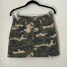 Gap denim camo skirt▪️size 26p