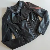 Jason Maxwell faux leather jacket size small