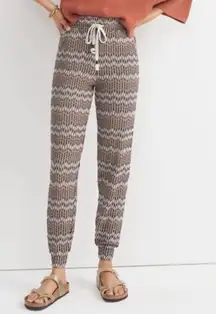 Anthropologie Saturday Sunday Mary Jacquard Drawstring Jogger‎ Pants Size MEDIUM