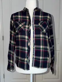 Love Notes Multicolor Plaid Button Up Shirt