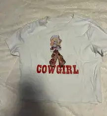 SheIn Cowgirl Crop Top