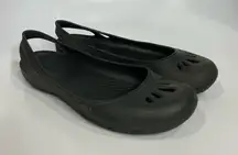 Black Crocs sling back shoes size‎ 7