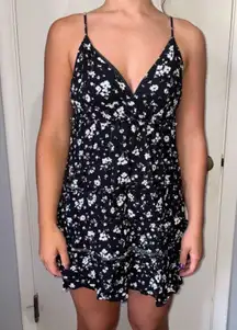 Urban Daizy Black Floral Sundress 