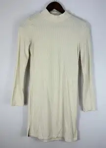 BB Dakota Tunic Top Women S Ribbed Mock Neck‎ Minimalist Preppy SoftGirl Capsule