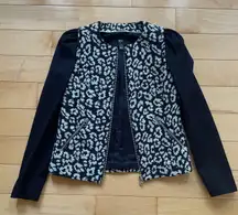 Black & White Blazer Jacket