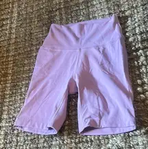 Outdoor Voices Pinkish‎ Purple Nylon Spandex Biker Shorts Size XS