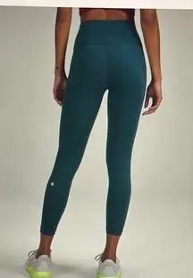 Lululemon Wunder Train HR Tight 25” Sz4 Storm Teal or Green Jasper